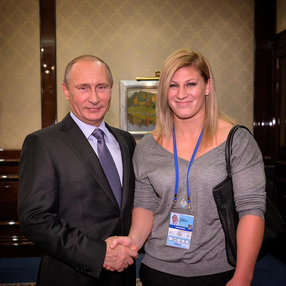 2015 President Putin and Kayla Harrison